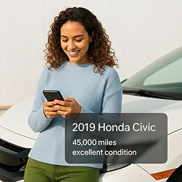 first step to sell your car