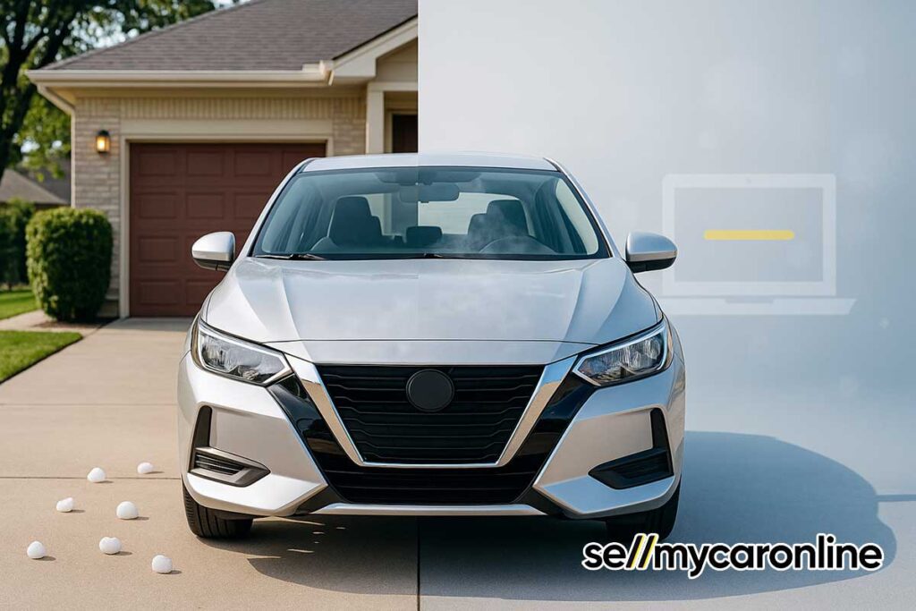 car split between selling privately or selling online