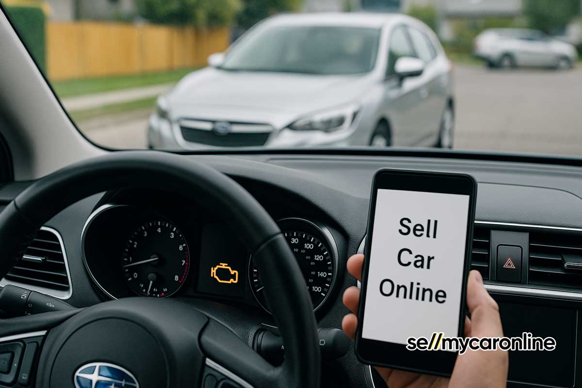 sell car with engine light on